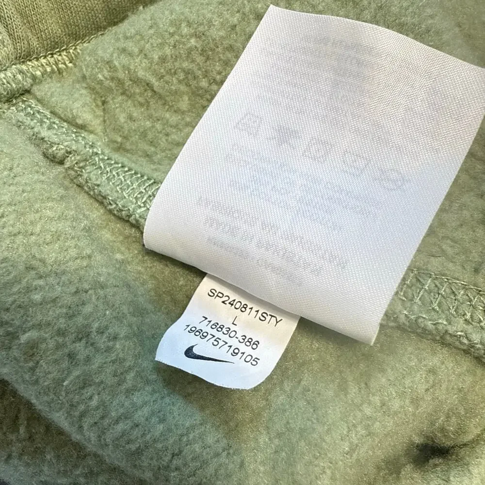 Nike Club Fleece Jogger Pants 716830-386 Olive Green Sweatpants Mens Large